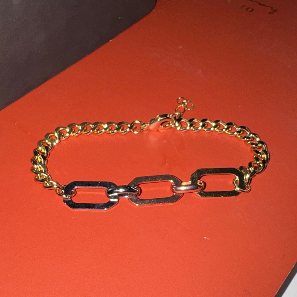 Pretty Bird Black, Gold, and Pink Bracelet - Picture 2 of 2